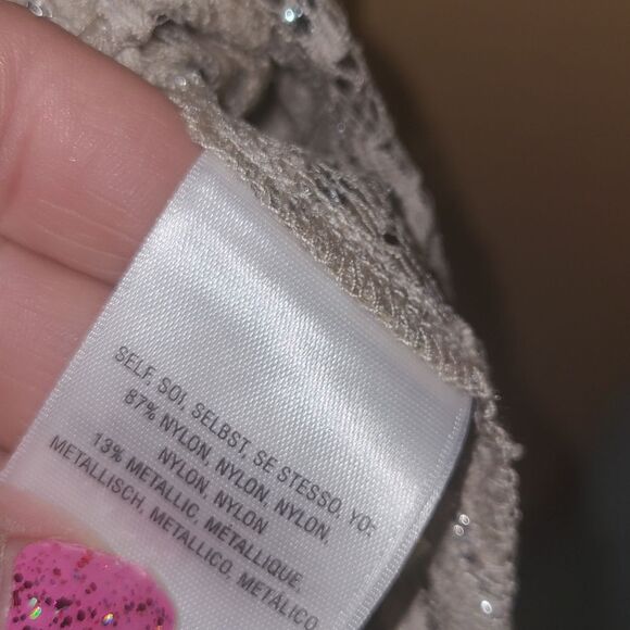 Anthropologie Akemi + Kim Cream Lace Swing Top - Picture 6 of 11